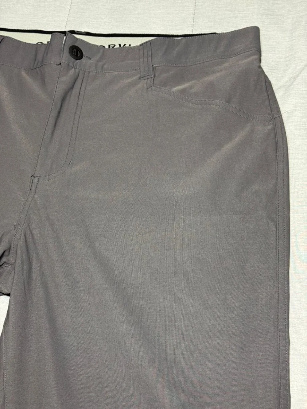 Orvis Trek Pant Mens 40x30 Forged Iron Eco Water-Repellent Stretch Nylon Spandex